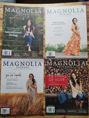 Magnolia Journal Magazine Set 6-9 2018 Joanna Gaines Chip Spring Fall Summer
